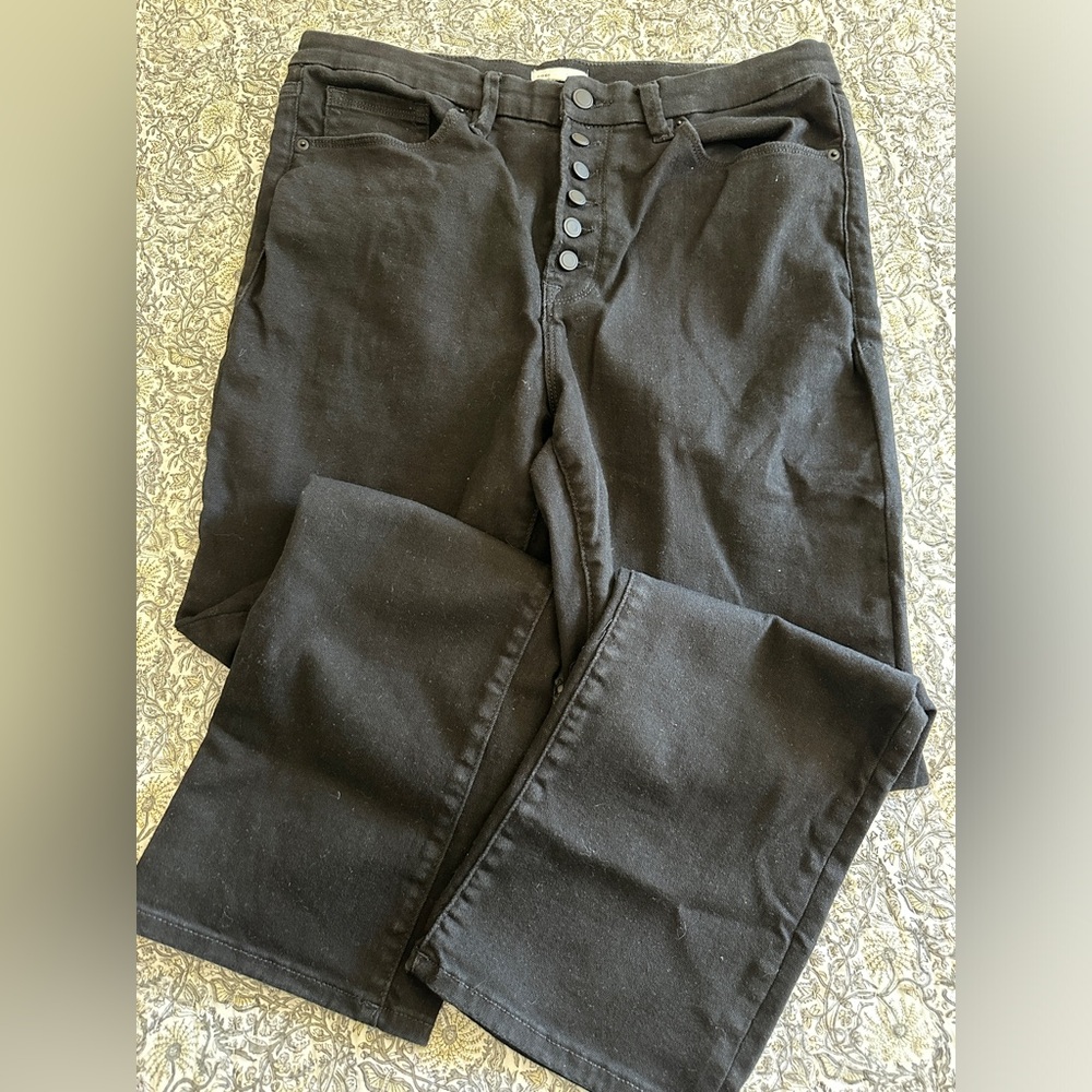 Good American Never Fade Good Legs Straight Leg Jeans